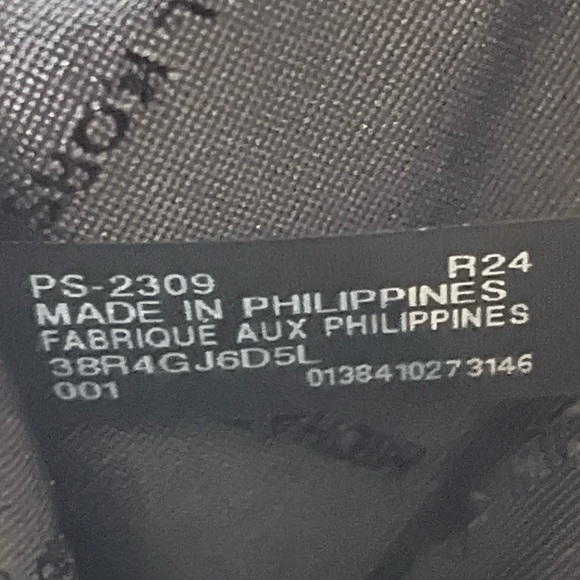 Michael Michael Kors Womens Small Zip Leather Wallet Card Case Jet Set Black NWT - Picture 3 of 17